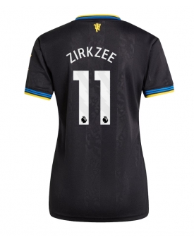 Manchester United Joshua Zirkzee #11 Maglia Gara Terza Repliche 2025-26 Donna Maniche Corte